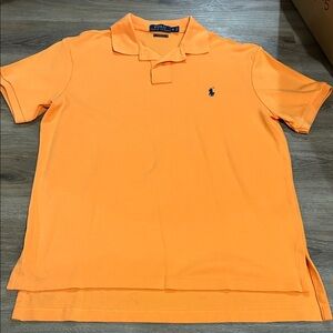 Polo by Ralph Lauren Men's Bright Orange Polo Shirt